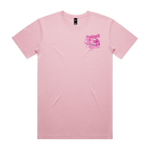 Bubblegum Pop! - Unisex tee pink (pre-order) Front+Back print