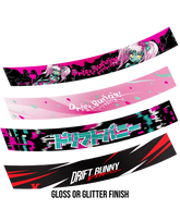 Window Banners Univeral - Gloss or Glitter finish