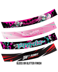 Window Banners Univeral - Gloss or Glitter finish