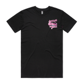 Bubblegum Pop! - Unisex tee black (pre-order) Front+Back print