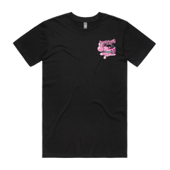 Bubblegum Pop! - Unisex tee black (pre-order) Front+Back print