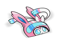 Fluffy Monsters - Racer/Biker Helmet Peeker Stickers
