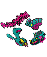 Zombie Stickers - Bunny, Logo, Supra (Single or set)