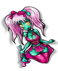 Zombie Sakura 2025 - Kisscut Sticker