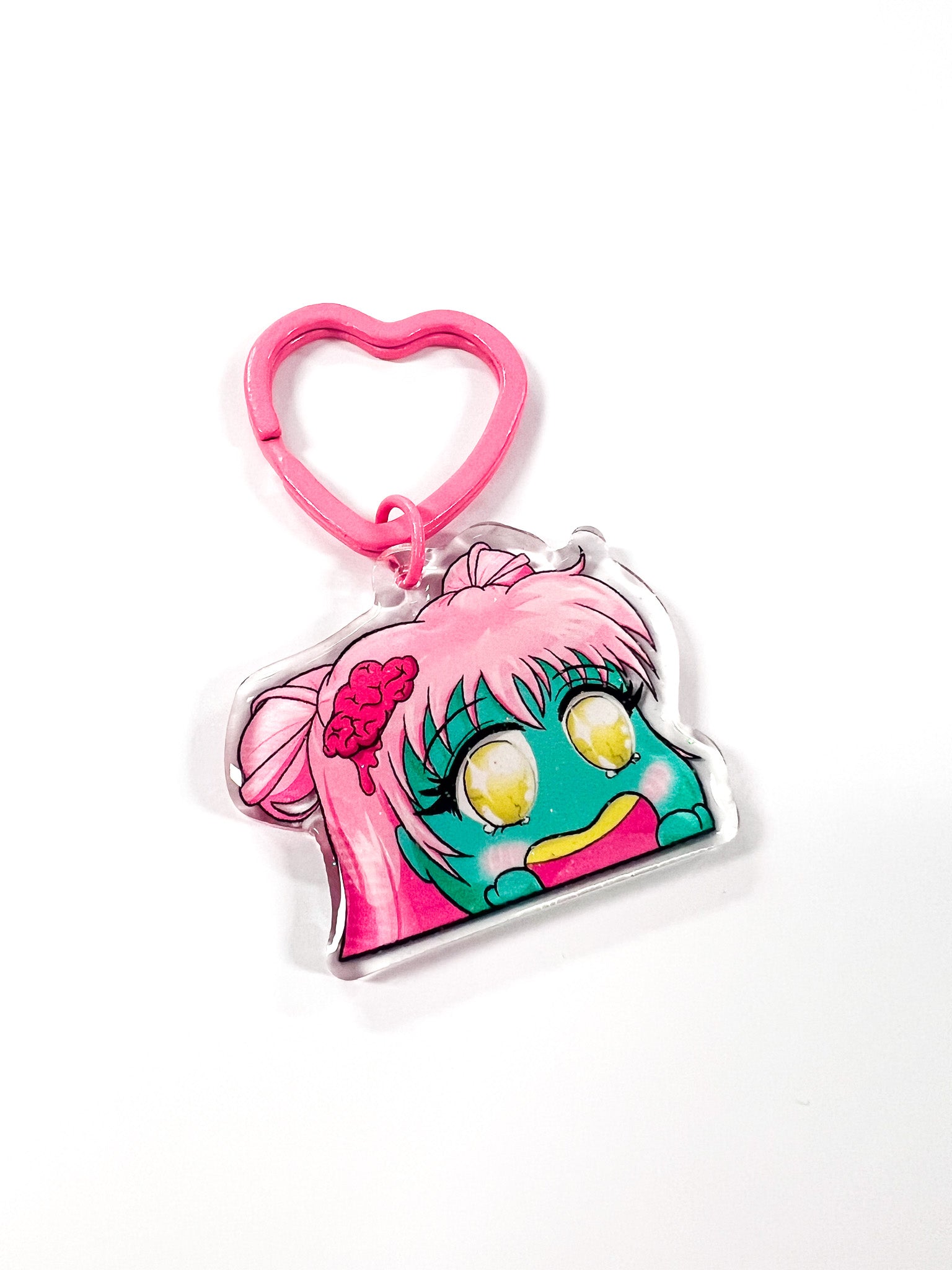 Zombie Sakura Peeker Obsessed - Keyring Glitter  Drift bunny decals