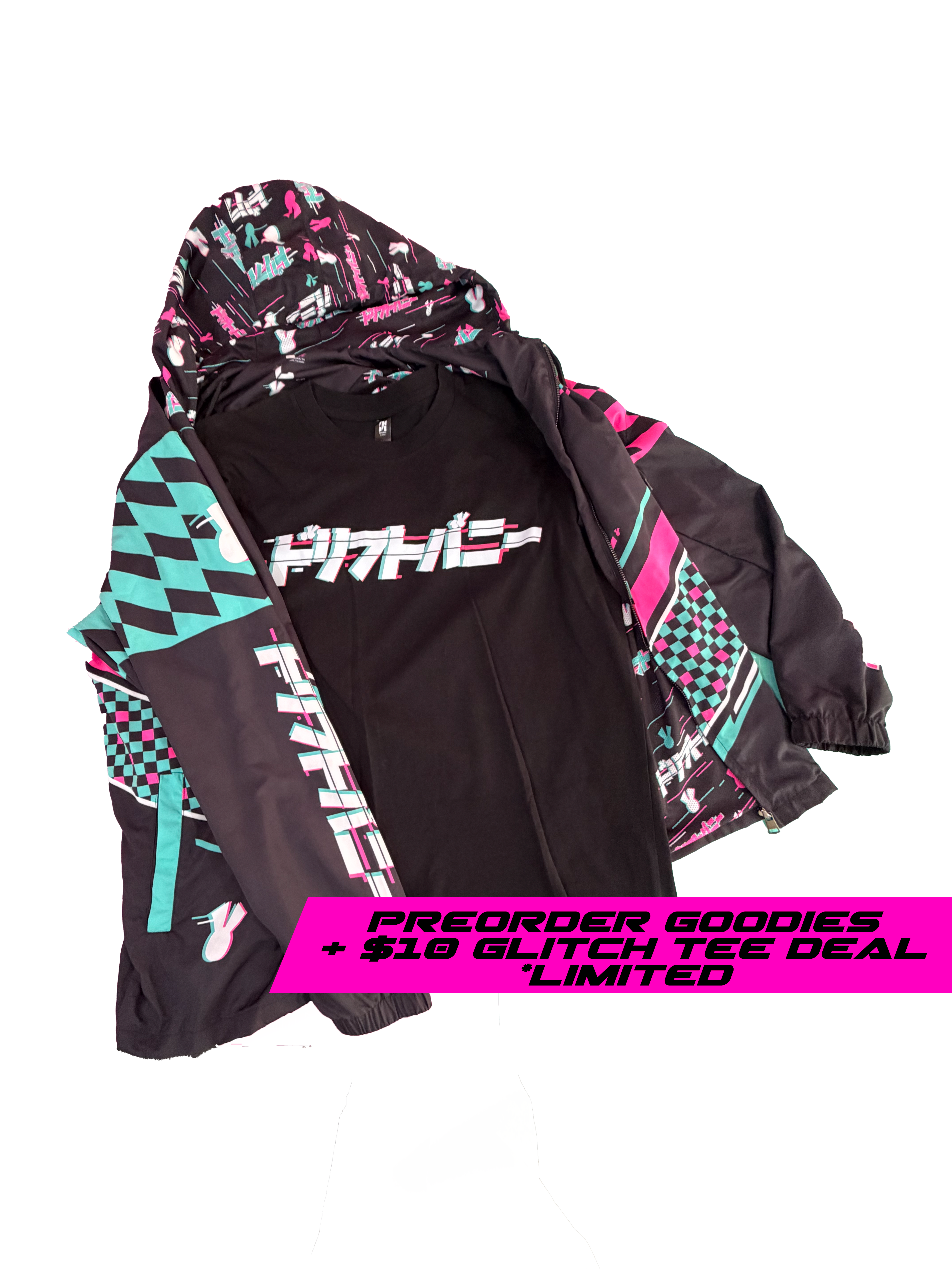 Glitch Windbreaker V2 Unisex - Preorder