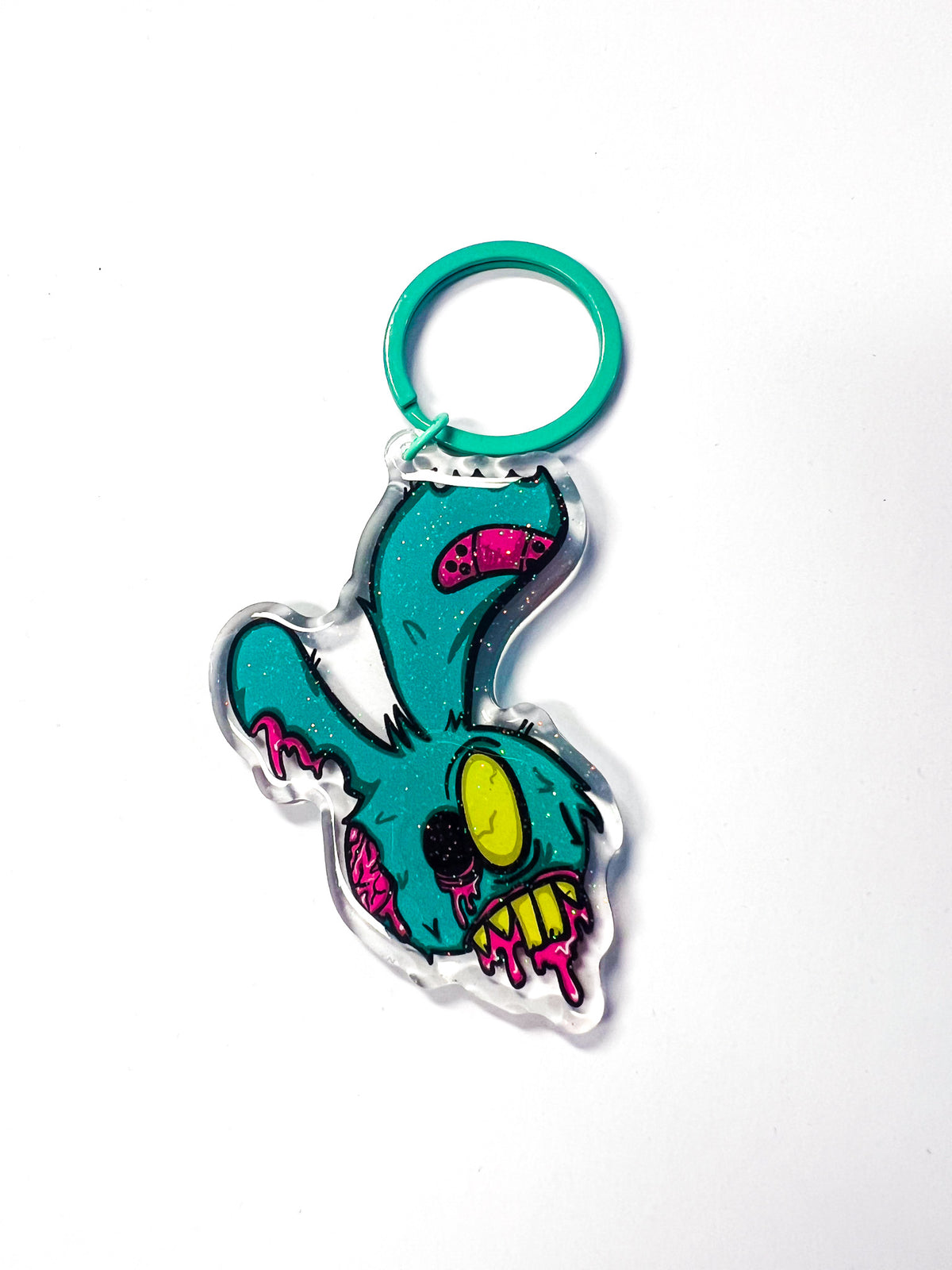 Zombie Bunny - Keyring Glitter  Drift bunny decals