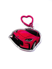 Pink GR86 Keyring