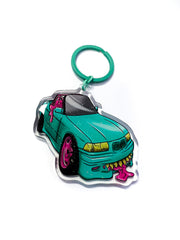 Zombie E36 Drift Car Keyring