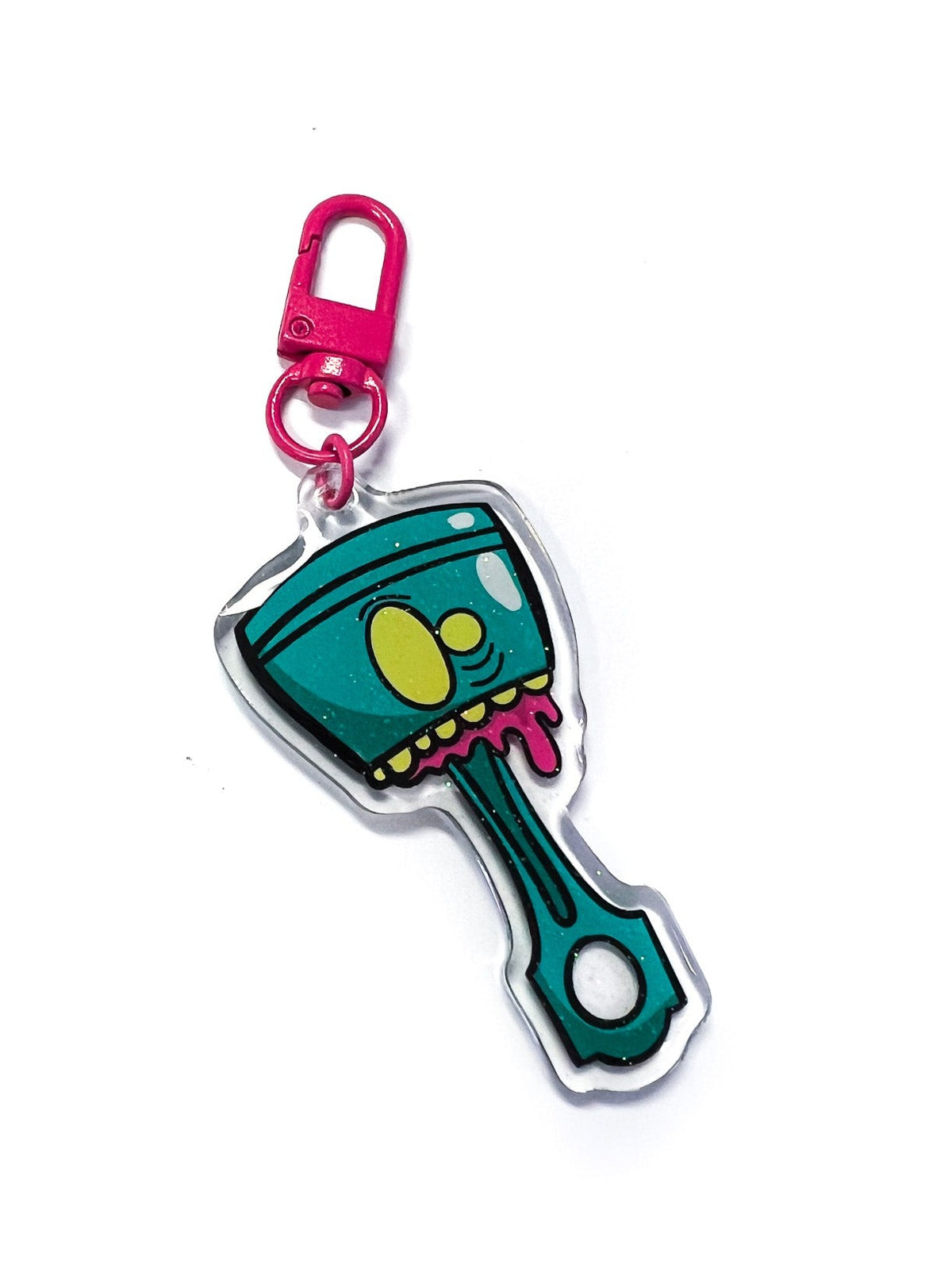 Zombie Piston Keyring