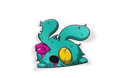 New Bunny Peeker - Zombie Buns