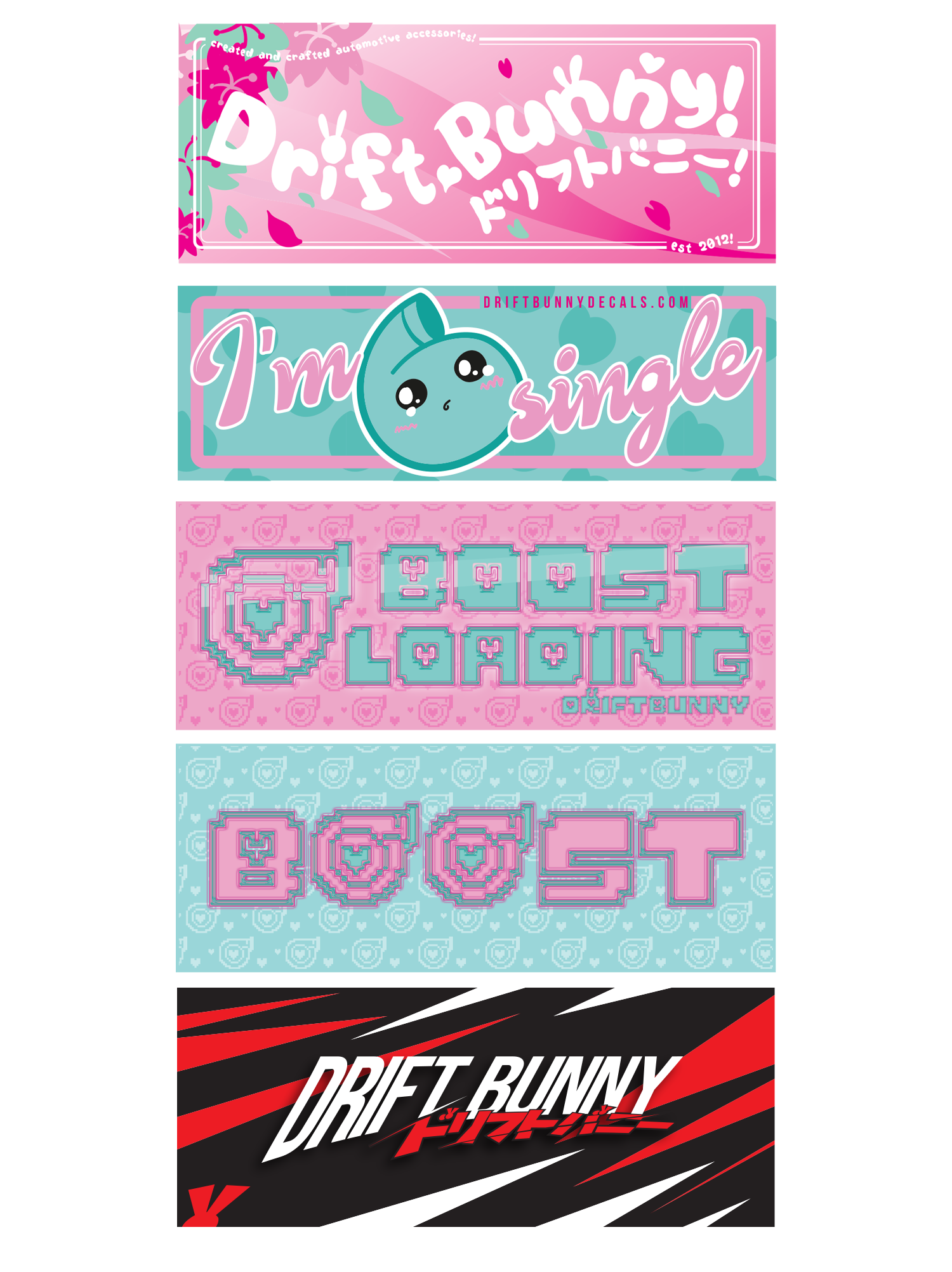 Slaping Sticker Slap Stickers - Gloss Vinyl – Drift bunny decals