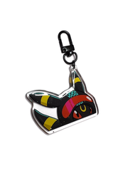 Racer Dark - Keyring Glitter Helmet Biker