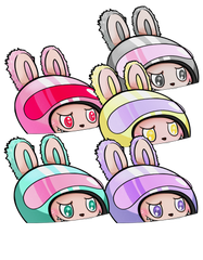 Lafufu Stickers - Peeker sticker Helmet biker racer