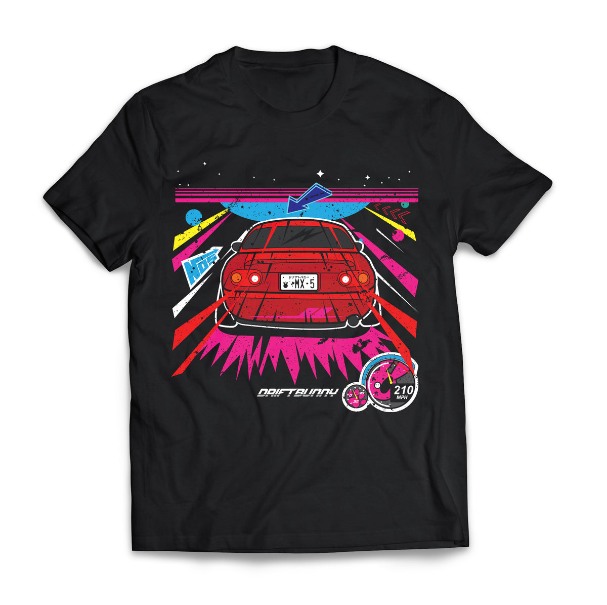 Gaming Nostalgic Drives - red Mx5 shirt