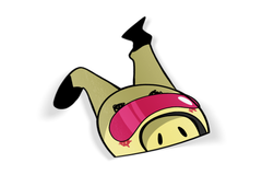 Monsters - Racer/Biker Helmet Peeker Stickers