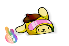 Racer Pompompurin Peeker Holo