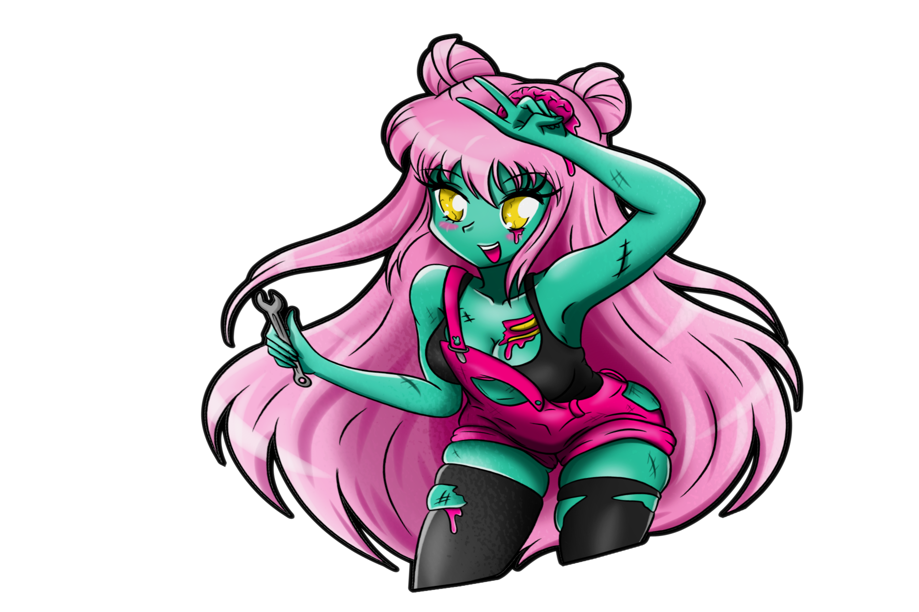 Bunny Girls - Kisscut sticker