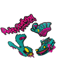 Zombie Stickers - Bunny, Logo, Supra (Single or set)