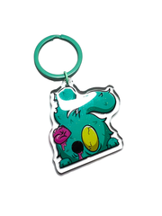 Zombie Bunny - Keyring Glitter Peeker
