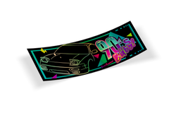 90's baby holo slaps - rx7, s13, s14, 180sx, ma70, r33  Drift bunny decals