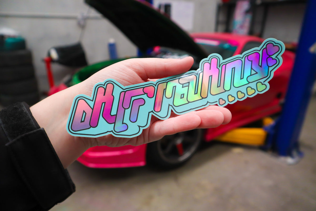 Drift Bunny Bubblegum Pop - Holo print  Drift bunny decals