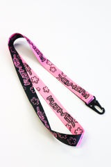 Sakura Pink and Black Lanyard  Drift bunny decals