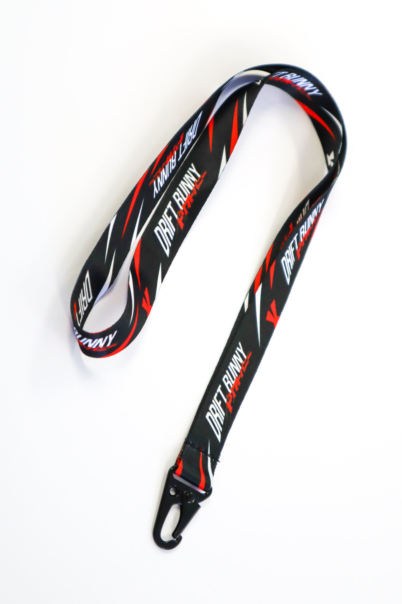 Drift Bunny Red Black Lanyard  Drift bunny decals