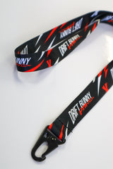 Drift Bunny Red Black Lanyard  Drift bunny decals