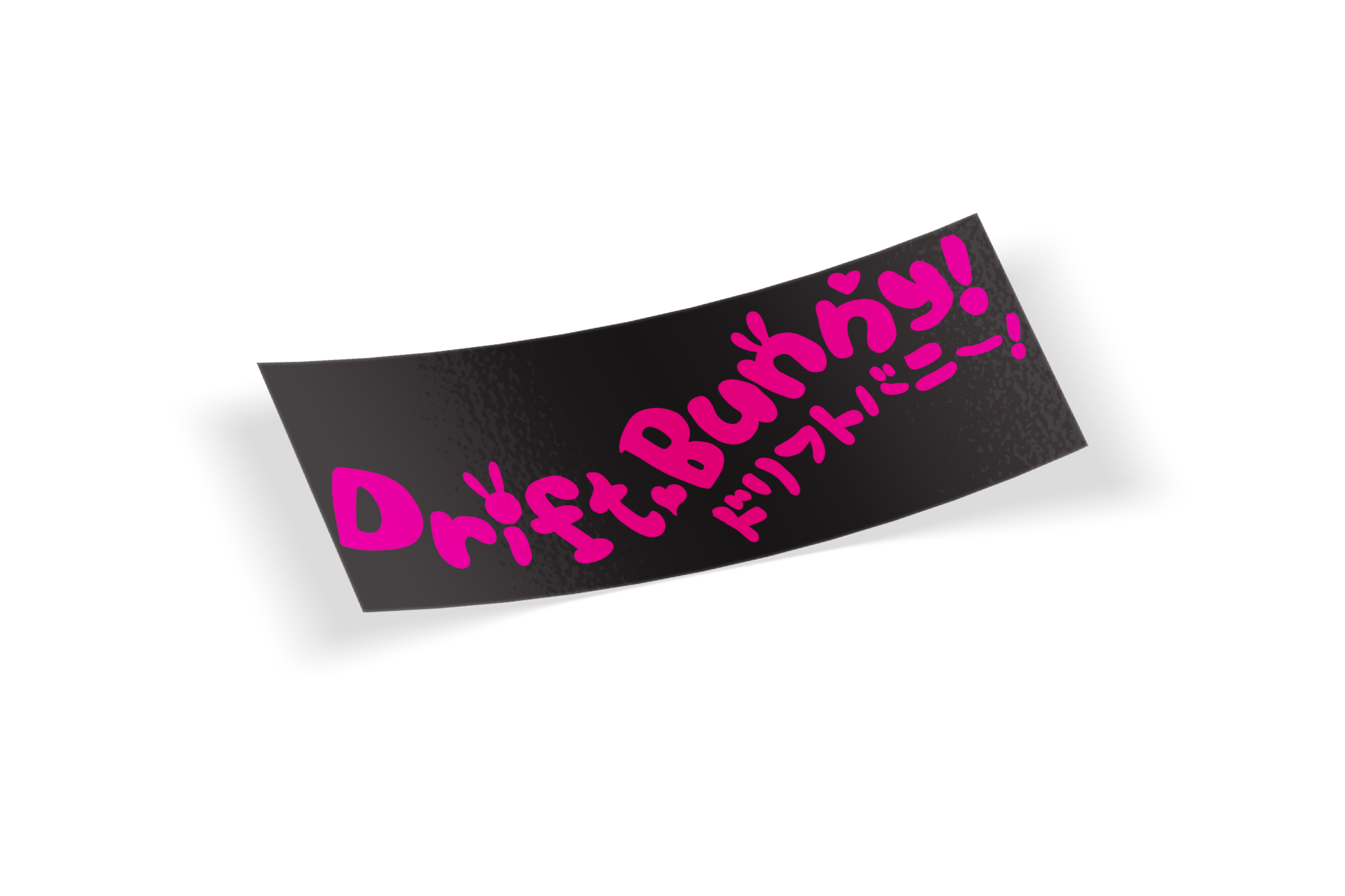 Drift Bunny Slap Simple - Pink or black  Drift bunny decals