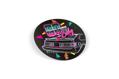 80s baby ma61 rear - circle sticker flake holo  Drift bunny decals