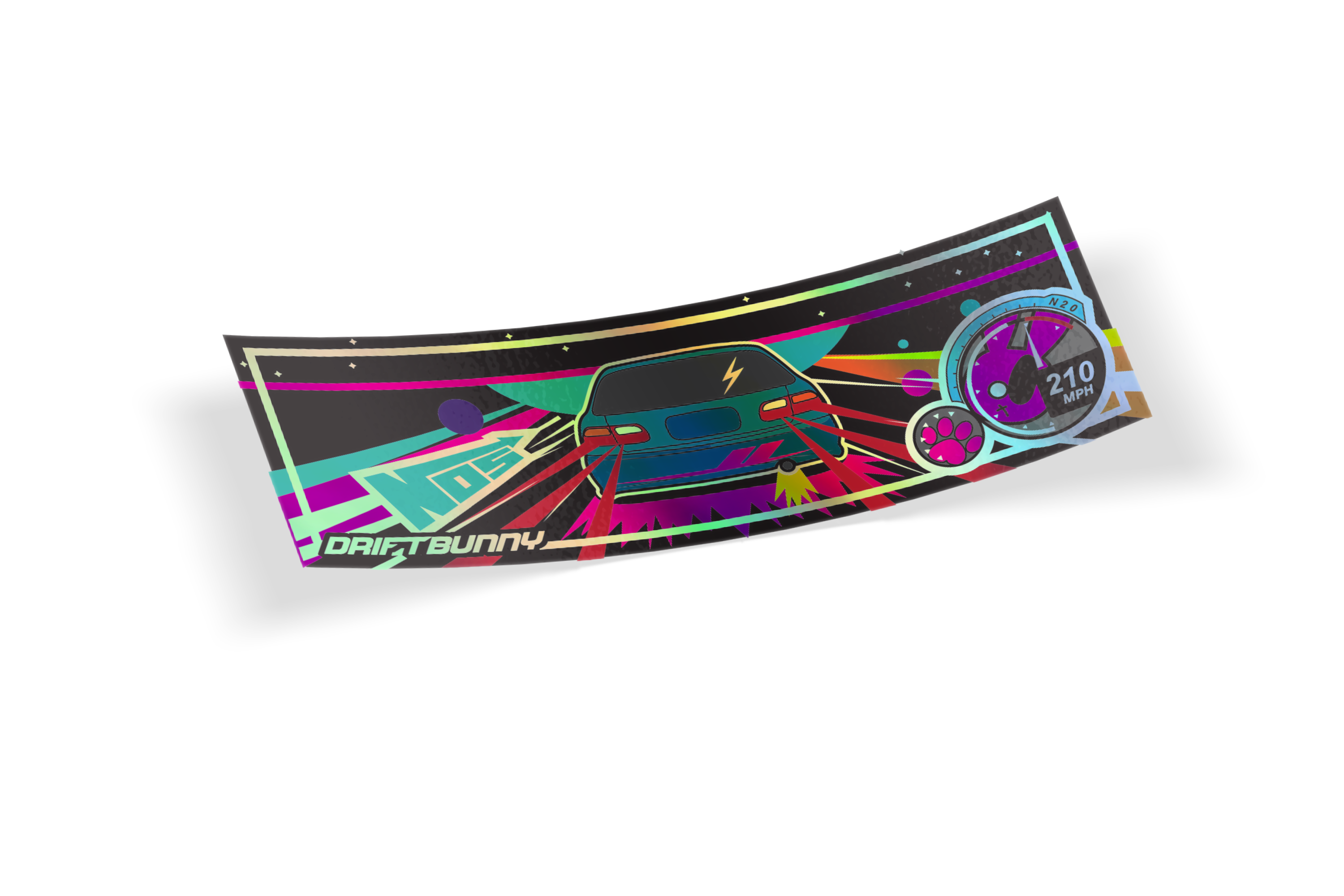 Gamer NFS Holo - civic new Drift bunny decals