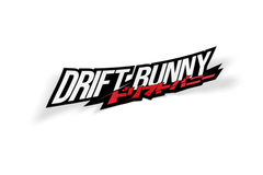 Drift Bunny - Red & Black Slash sticker  Drift bunny decals