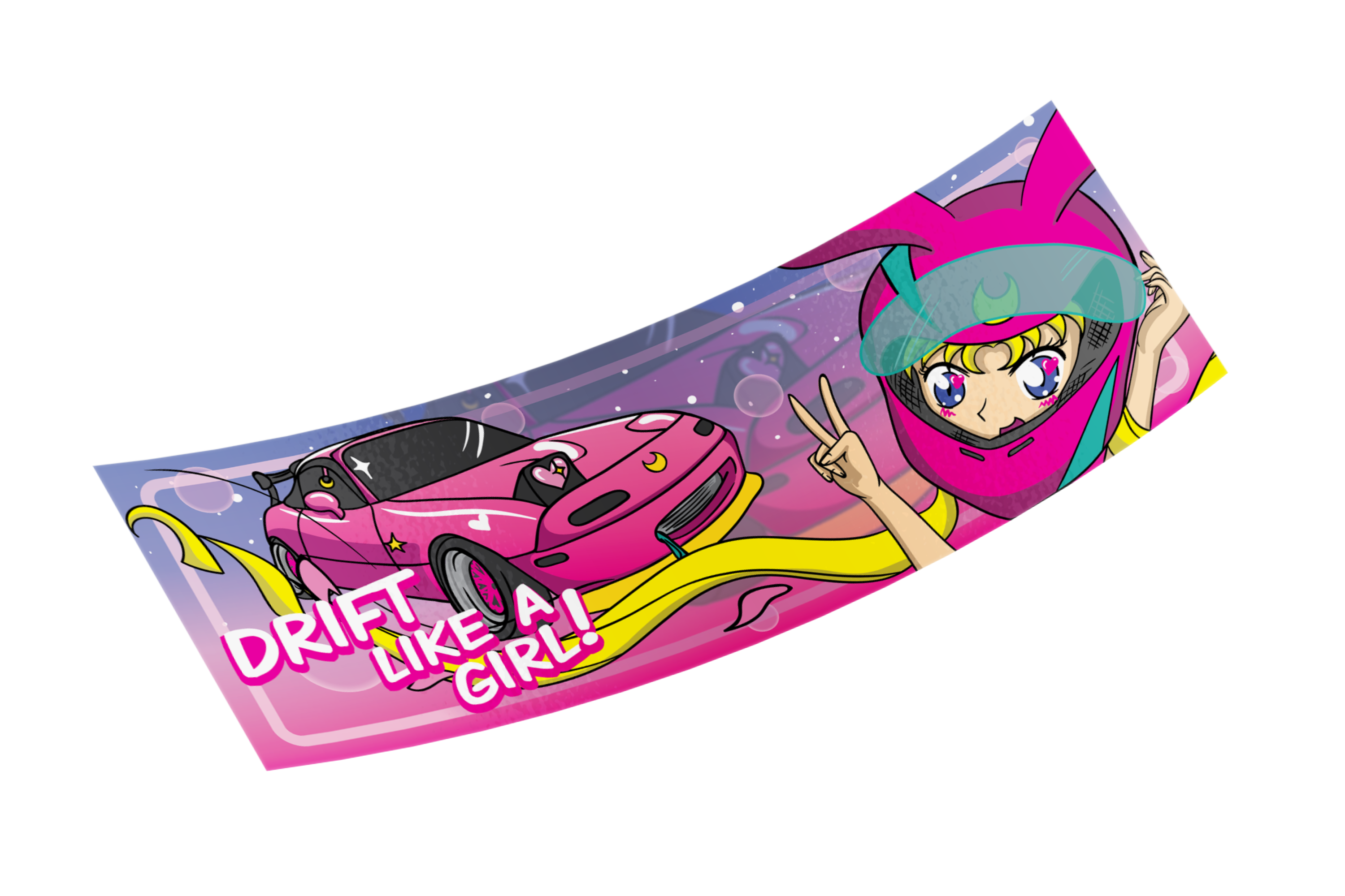 Drift Like a girl! - Sailor moon Racer slap new Drift bunny decals