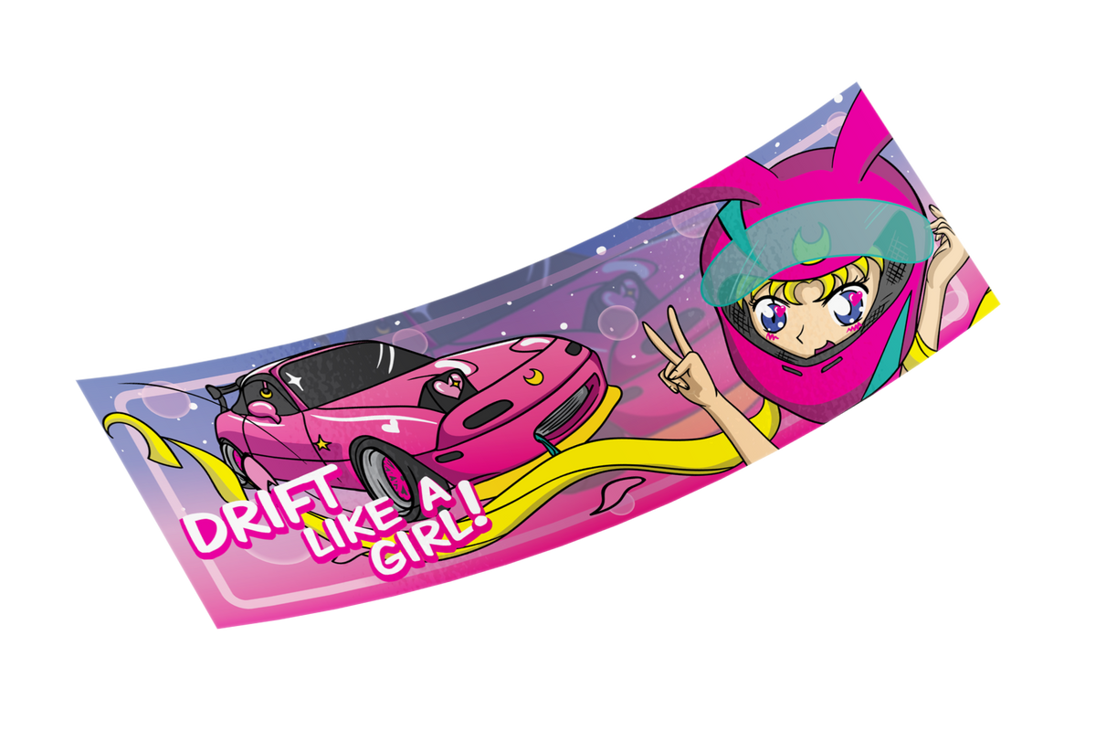 Drift Like a girl! - Sailor moon Racer slap new Drift bunny decals