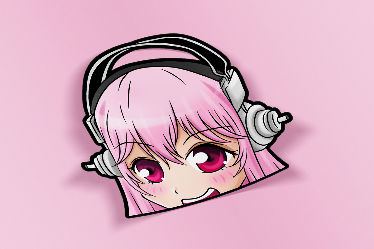 Super Sonico Racer Peeker new Drift bunny decals