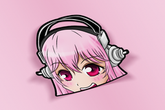 Super Sonico Racer Peeker new Drift bunny decals